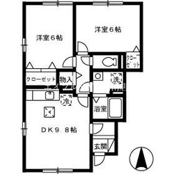 岡山駅 バス30分  芳泉高前下車：停歩11分 1階の物件間取画像